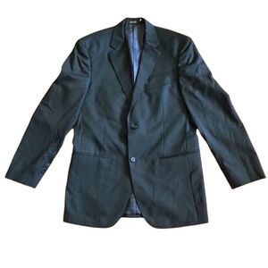 Cashmere Alfani 39R Men's Black Regular Fit Suit Coat Jacket Blazer